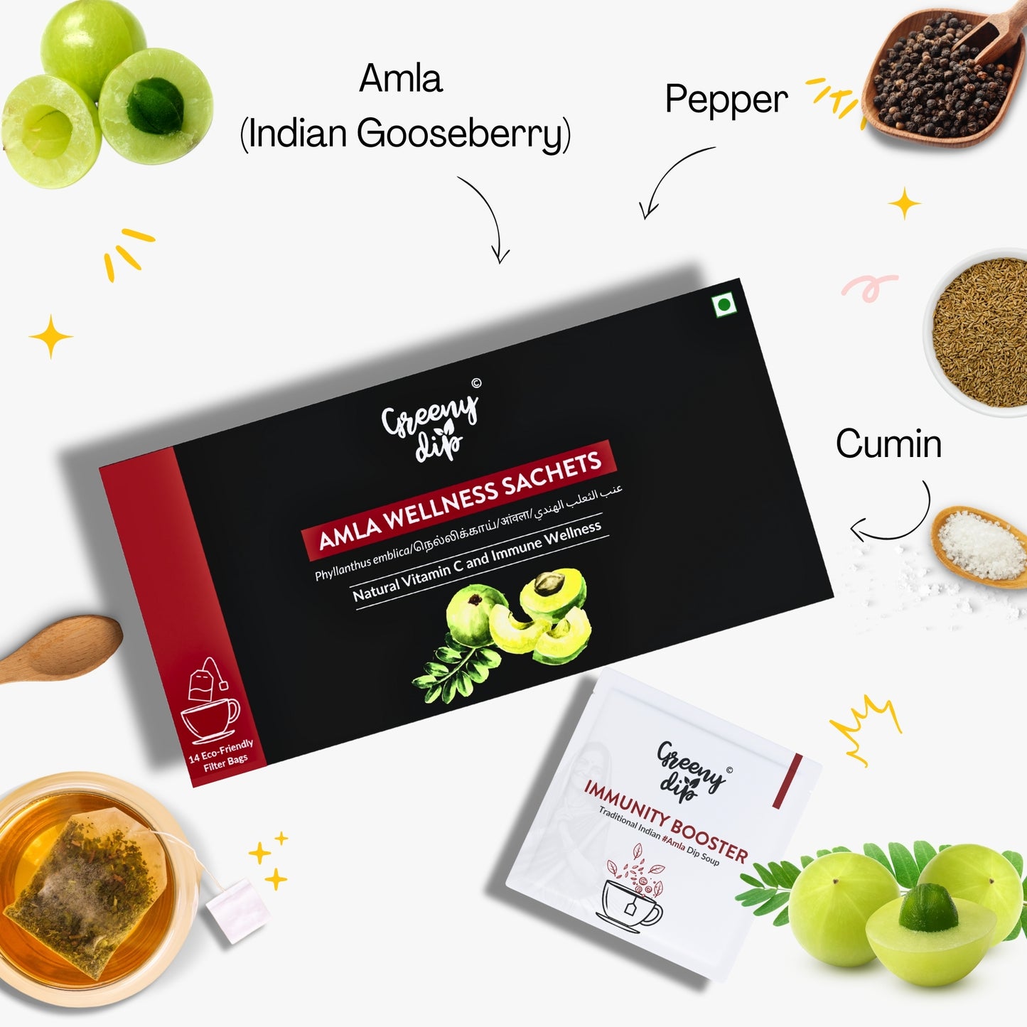 Amla Wellness Sachets (14-Day Pack)