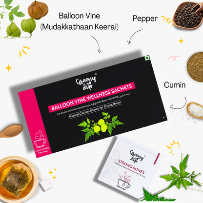 Balloon Vine Wellness Sachets (14-Day Pack)