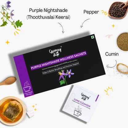 Purple Nightshade Wellness Sachets (14-Day Pack)