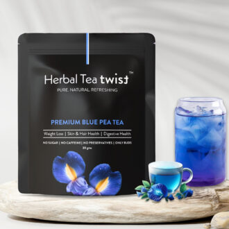 Premium Blue Pea Tea (Whole Buds, 60 Servings)